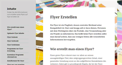 Desktop Screenshot of flyer-erstellen.de