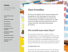 Tablet Screenshot of flyer-erstellen.de